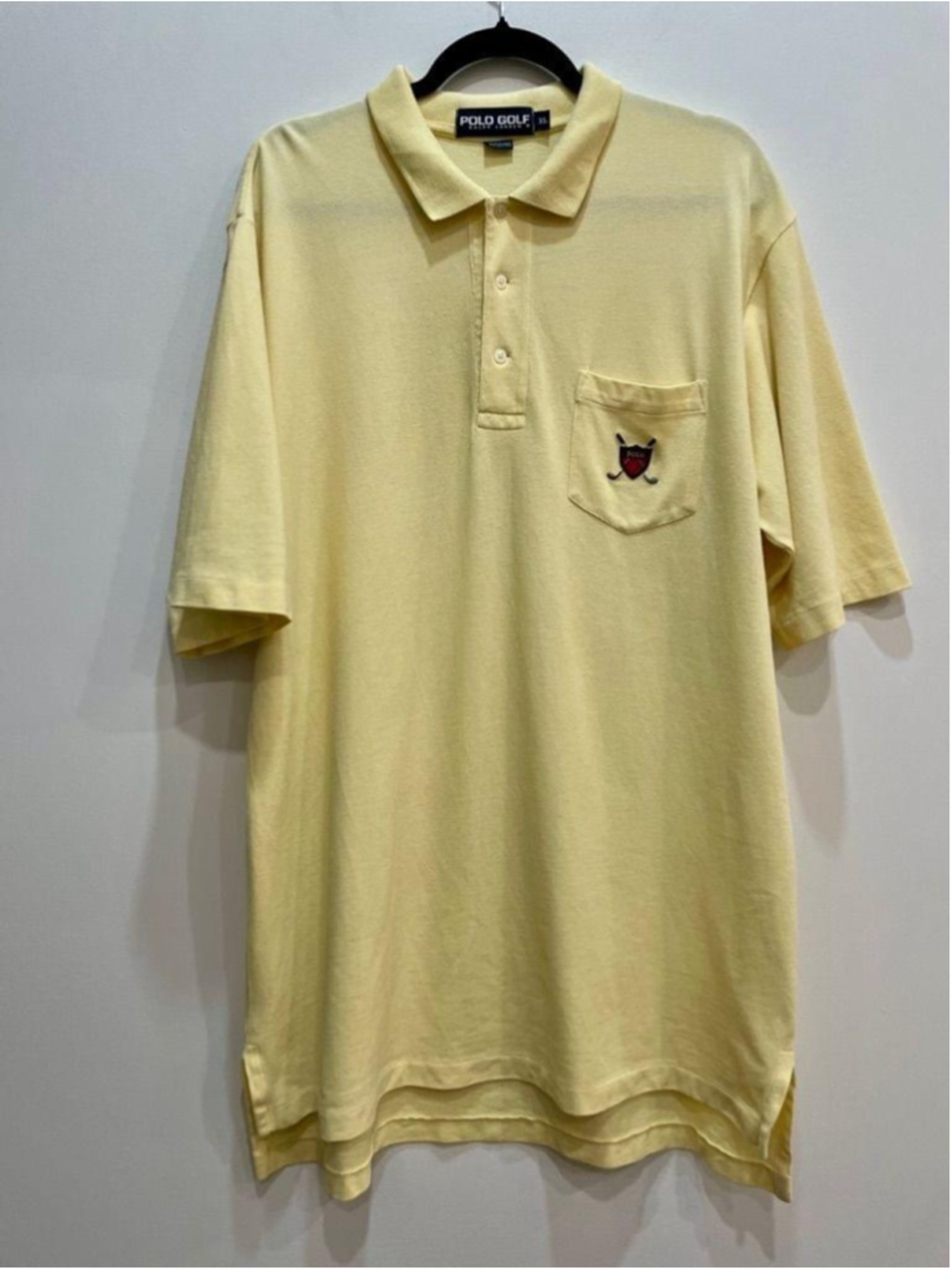 Vintage Ralph Lauren Polo Golf 90s Polo Shirt XL Crest Retro Preppy Oversized